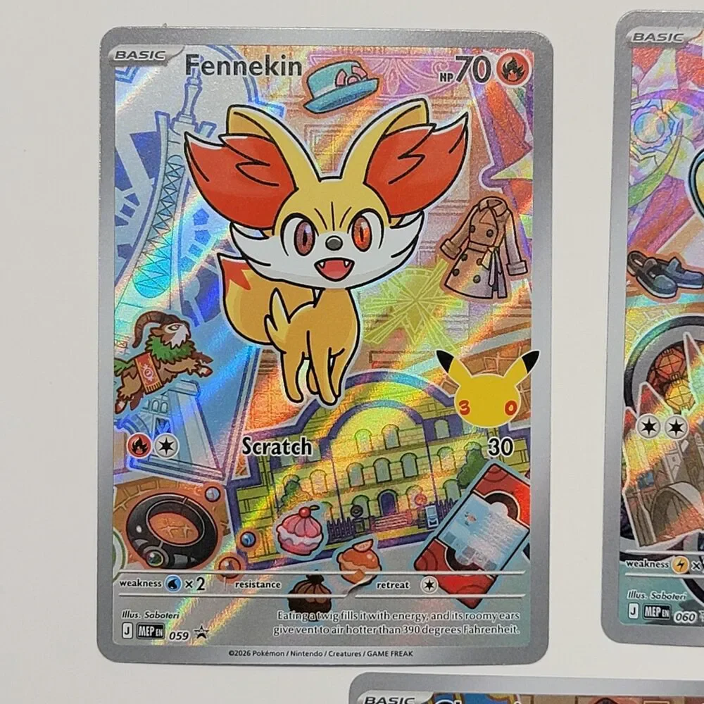Pokémon First Partner Series  2 and 3 Promo IL Set of  5 Cards - NM Pack Fresh